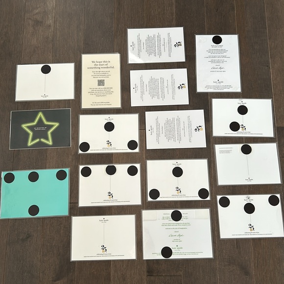 KATE SPADE Designer Collector Postcards, Bulletin Board Gallery Wall Decor - Picture 6 of 7